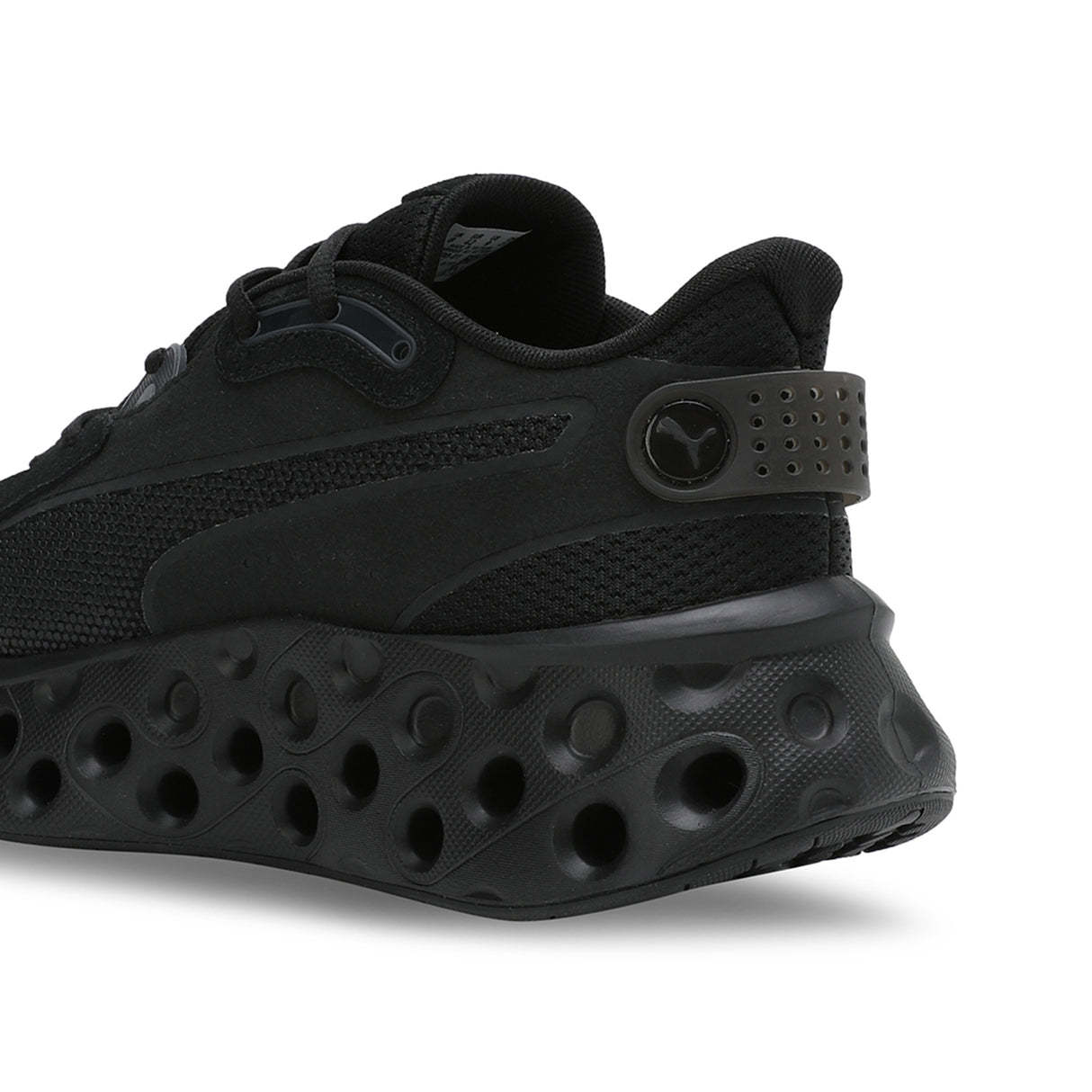 Puma Men Black Softride Frequence Puma Black-Flat Dark