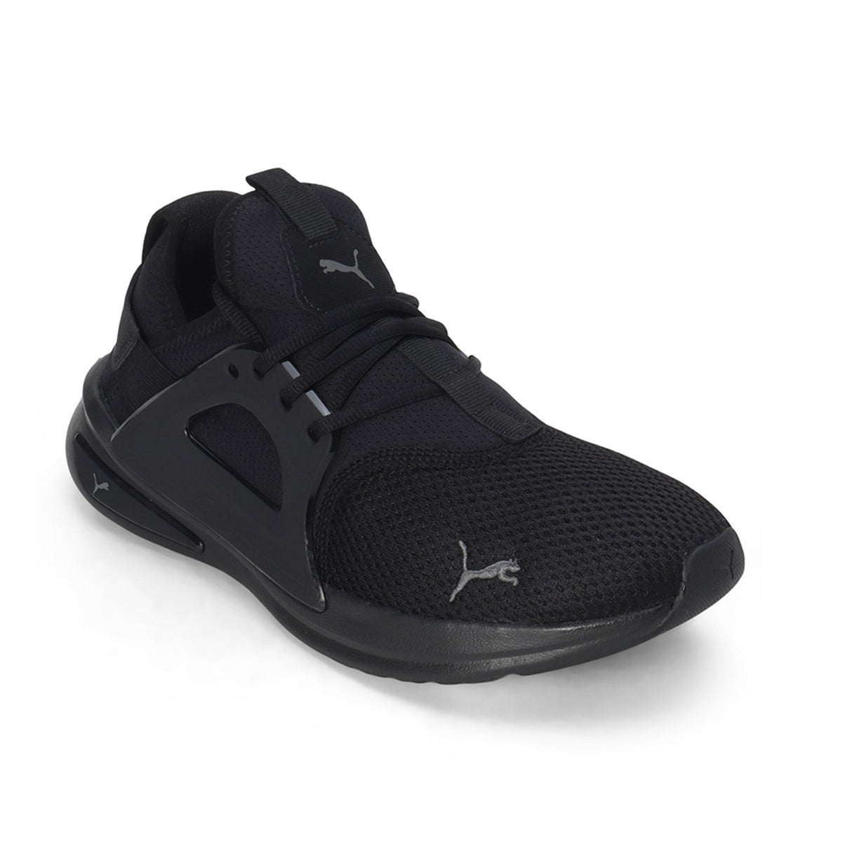 Puma Unisex Black Sports-Running Shoes
