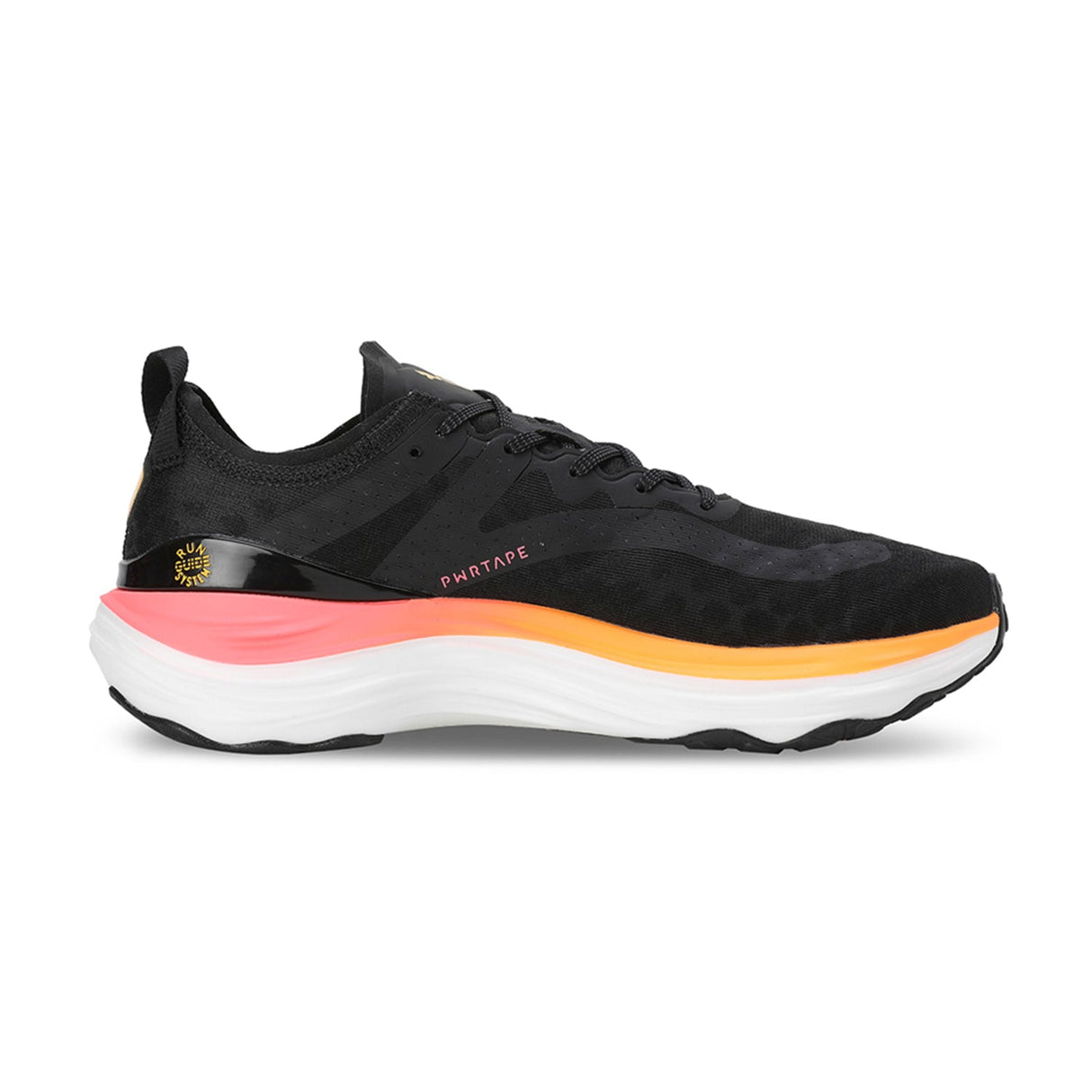Puma Men Black-yellow Sports-Running Shoes