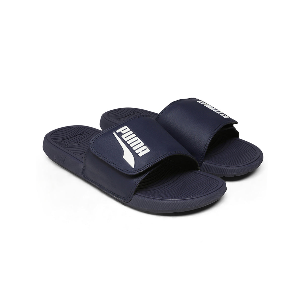Puma Unisex Puma Navy-Puma White Cool Cat 2.0 Everyday Comfort Swimming Slides