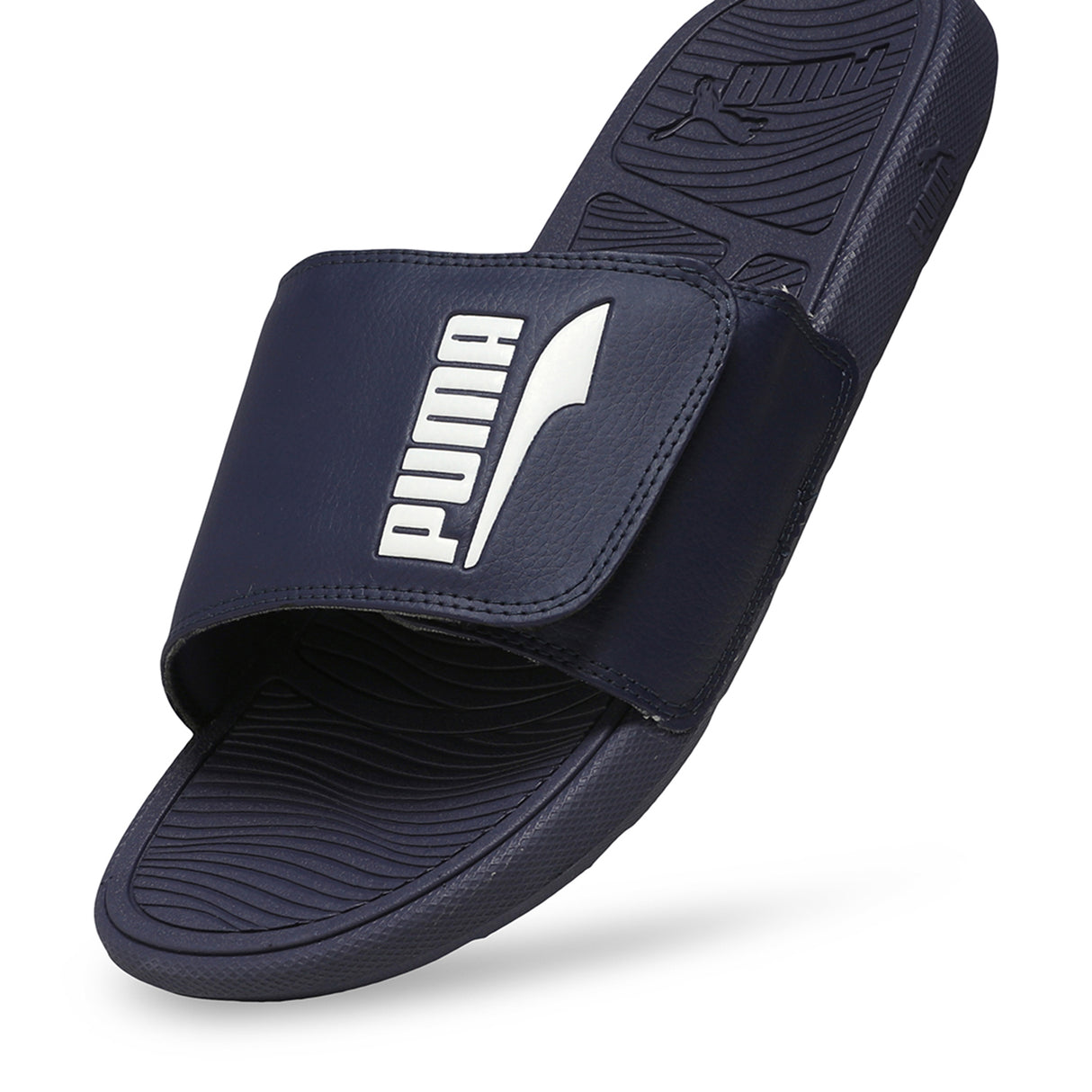 Puma Unisex Puma Navy-Puma White Cool Cat 2.0 Everyday Comfort Swimming Slides