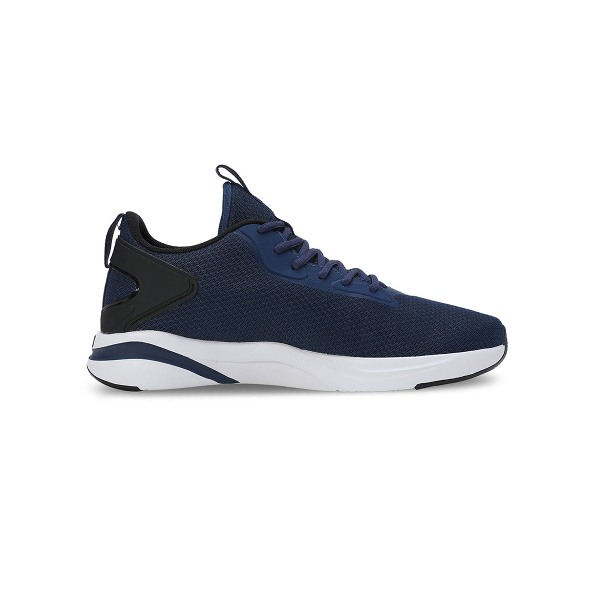 Puma Men Persian Blue-Puma Black-Lemon Meringue Softride Rift Runlyn Running Shoes