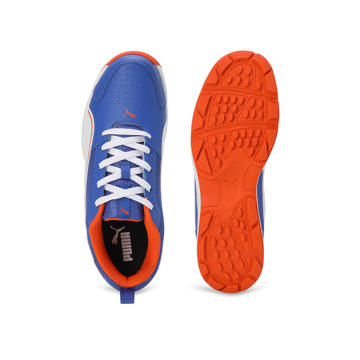 Puma Mens Cricket Highrun Blue Cricket Shoes