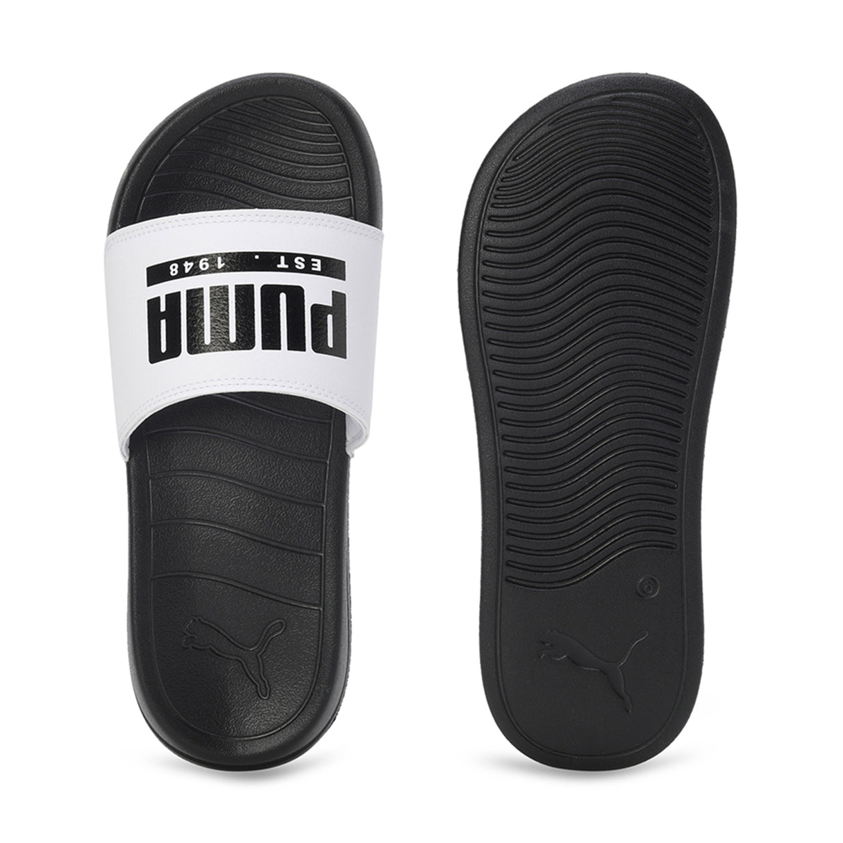 Puma Men White-black Popcat Pacify