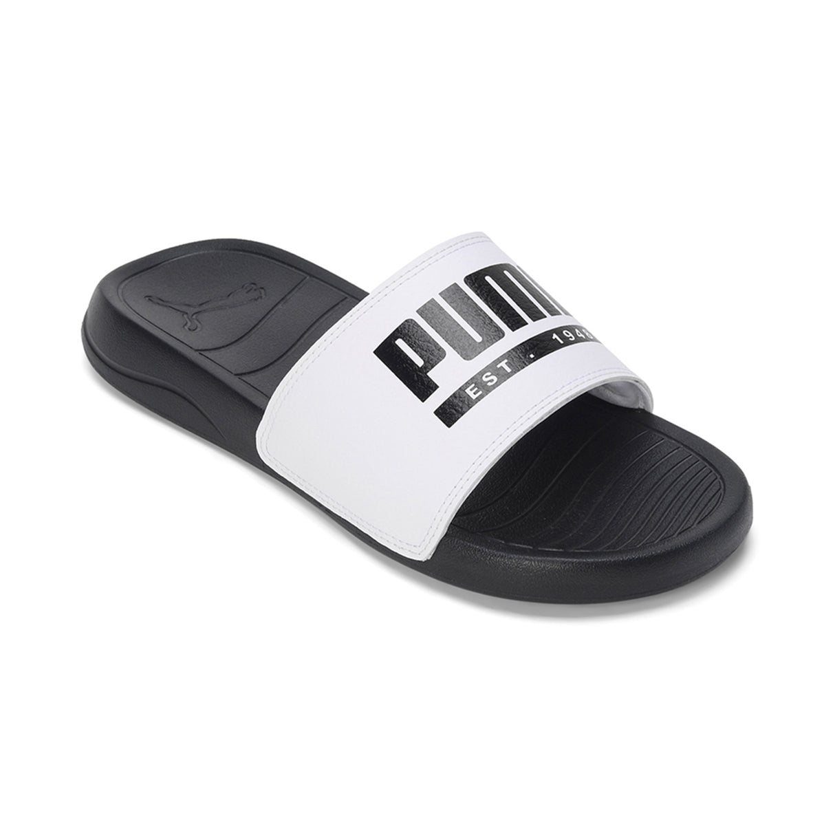 Puma Men White-black Popcat Pacify