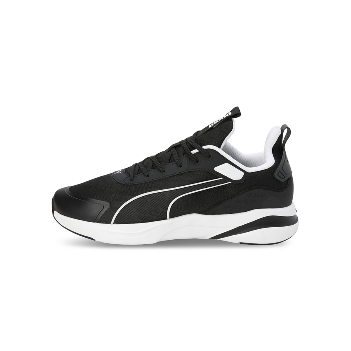 Puma Men Puma Black-Puma White Softride Rift Running Shoes