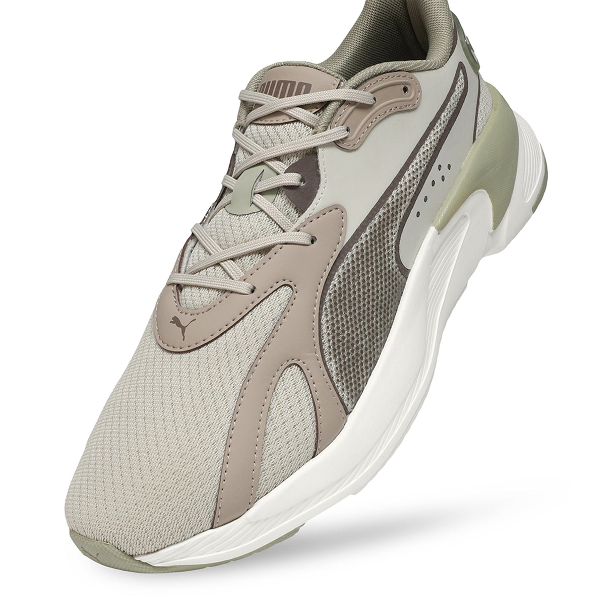 Puma Unisex Desert Dust-Flat Bronze-Lux Army Softride Swiftslip Lightweight Running Shoes