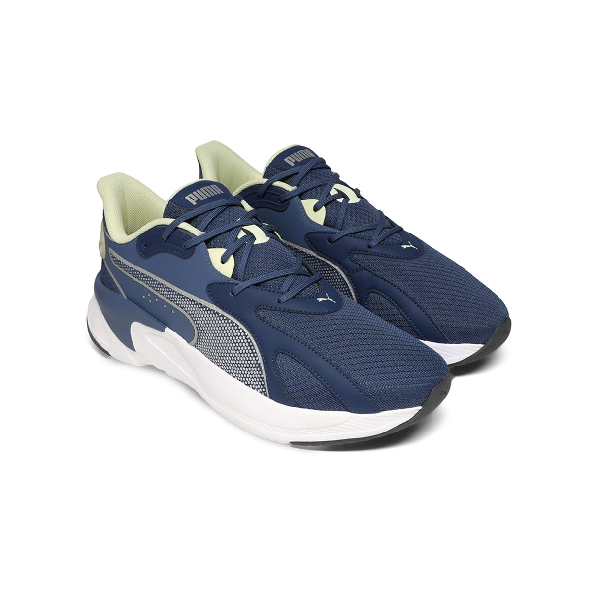 Puma Unisex Dark Indigo-Persian Blue-Gold Moon Softride Swiftslip Lightweight Running Shoes