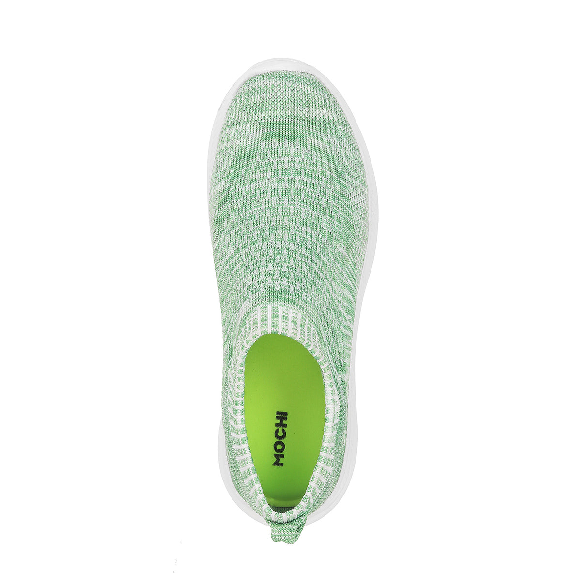 Mochi Women Green Sports Walking Shoes