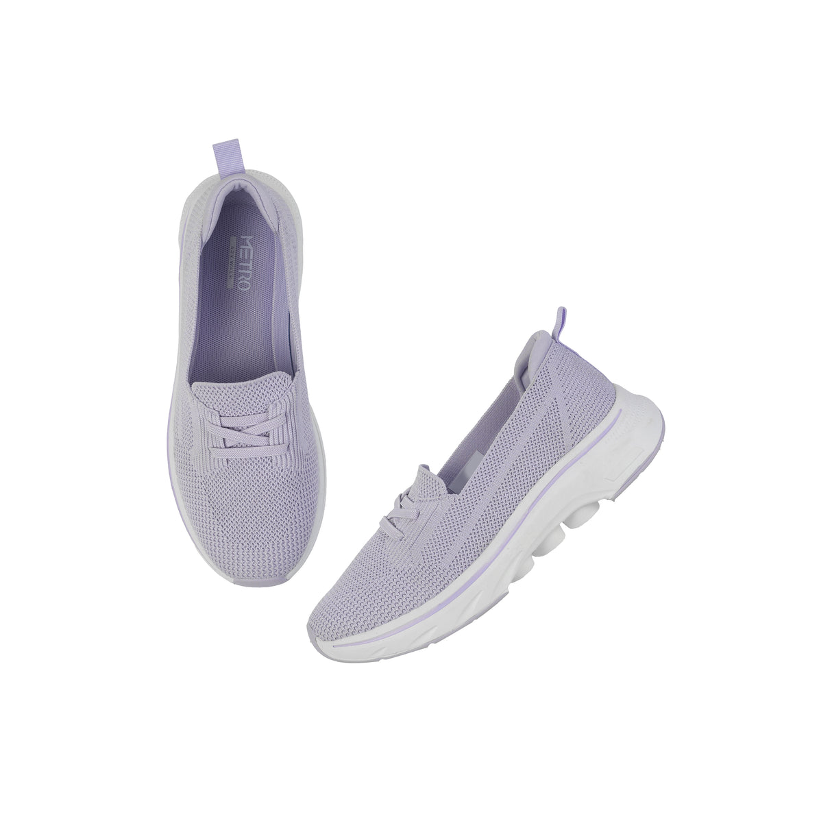 Metro Women Purple Sports Walking Shoes