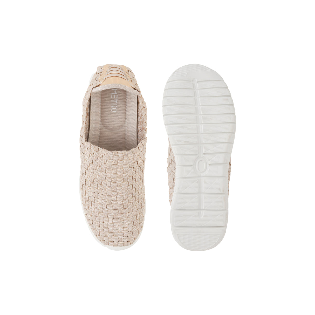Metro Women Gold Casual Walking Shoes