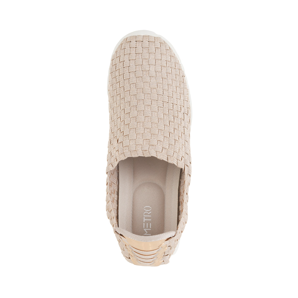 Metro Women Gold Casual Walking Shoes