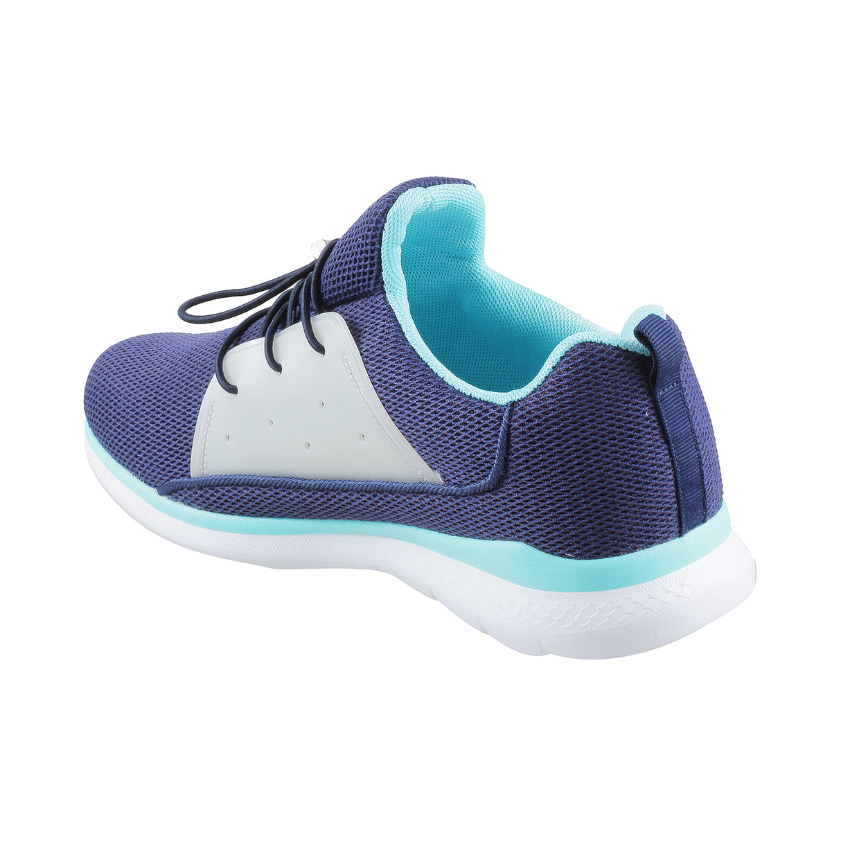 Mochi Women Blue-navy Sports Walking Shoes