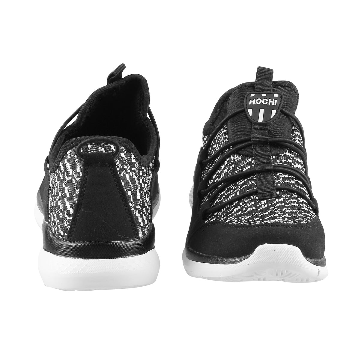 Mochi Women Black Sports Walking Shoes