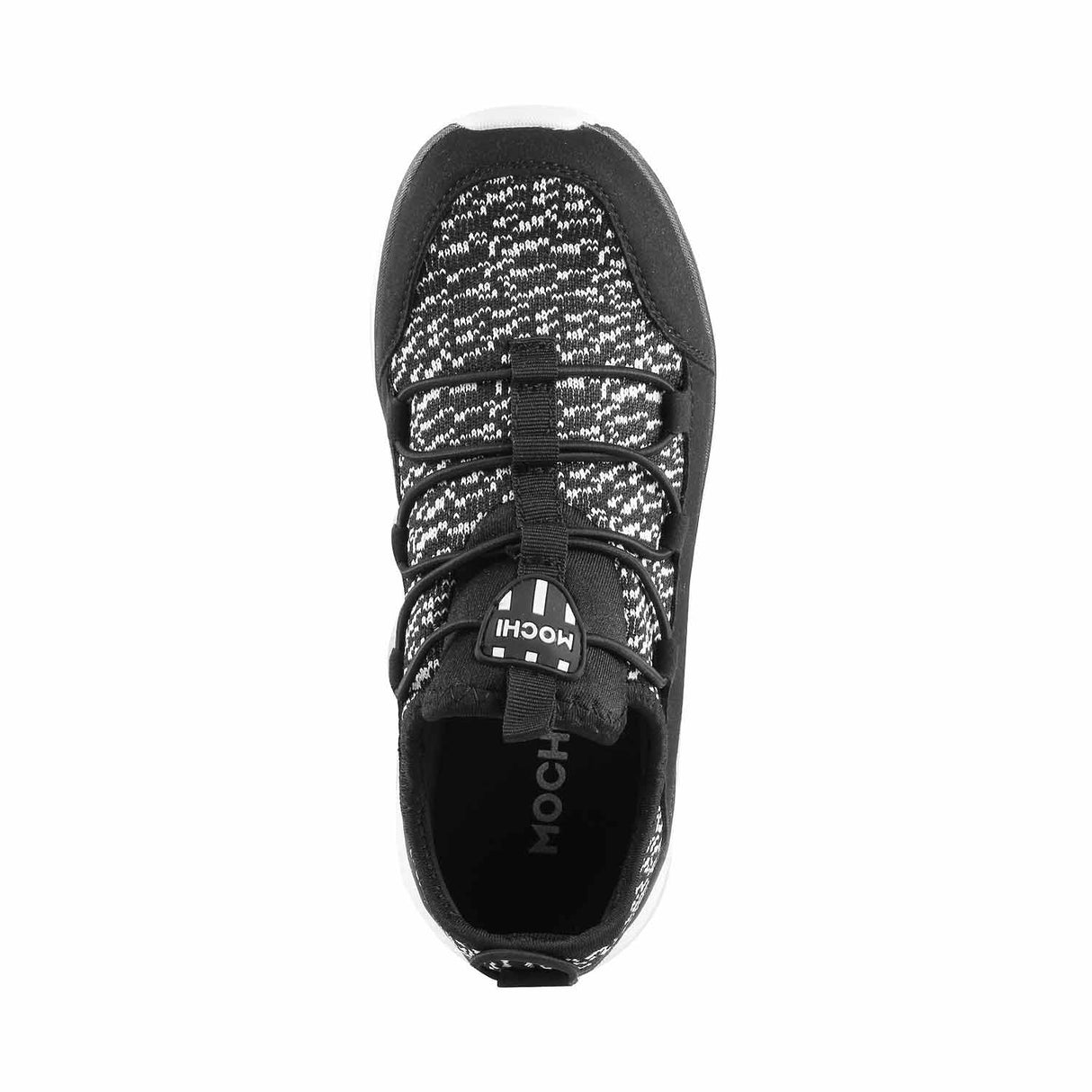 Mochi Women Black Sports Walking Shoes