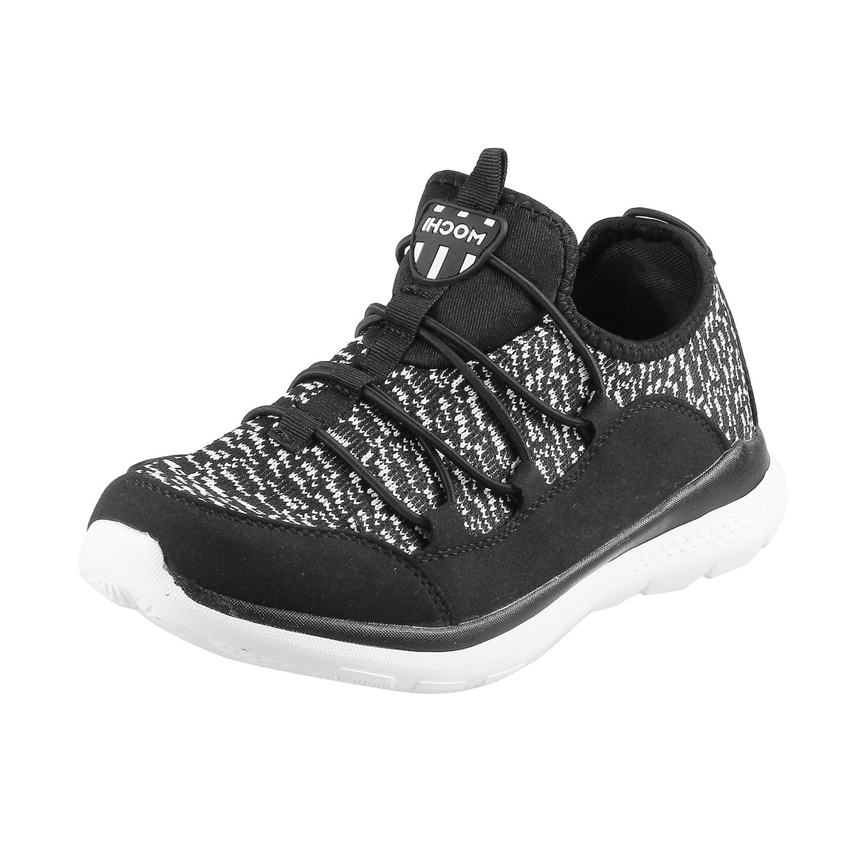 Mochi Women Black Sports Walking Shoes