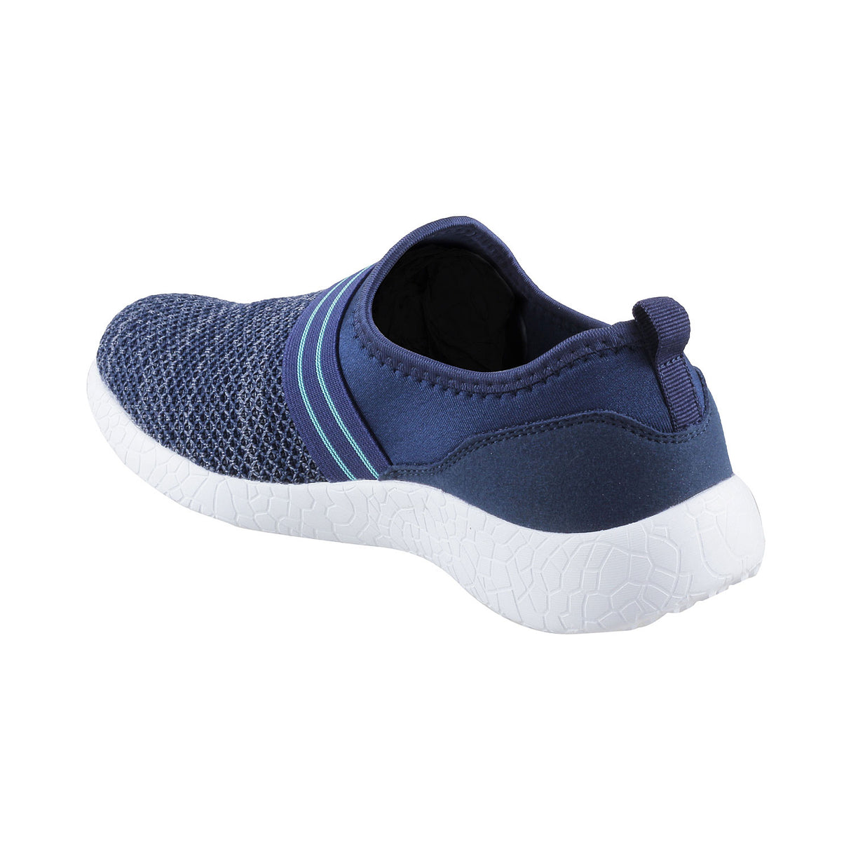 Mochi Women Blue-navy Sports Walking Shoes