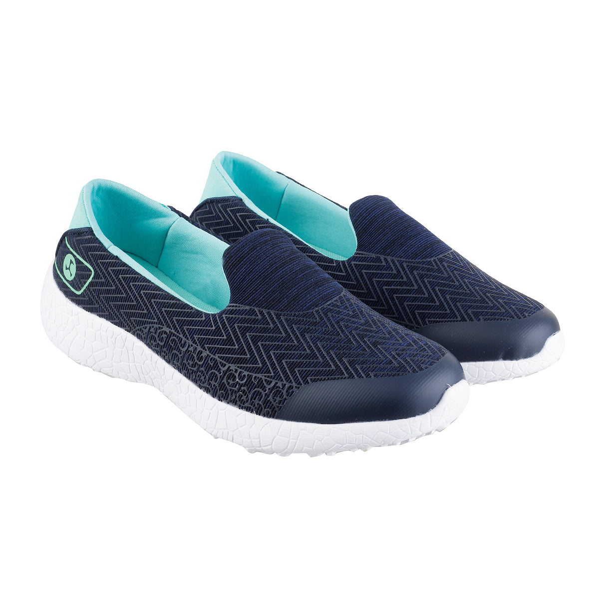 Mochi Women Blue-navy Sports Walking Shoes