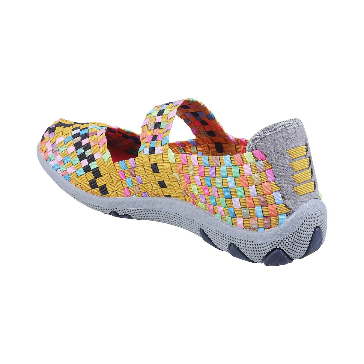 Mochi Women Yellow Casual Walking Shoes