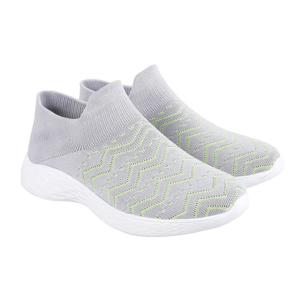 Mochi Women Grey Casual Walking Shoes