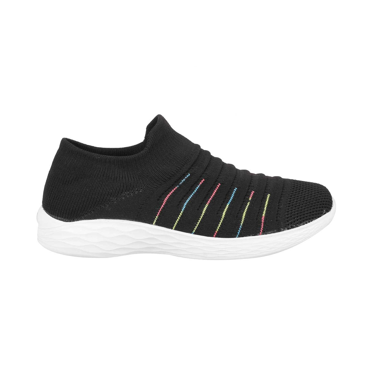 Metro Women Black Sports Walking Shoes