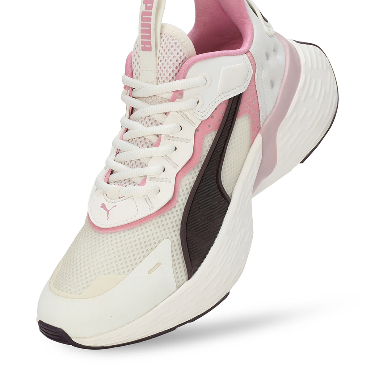 Puma Women Warm White-Mauve Mist-Mauved Out Softride Sway Running Shoes