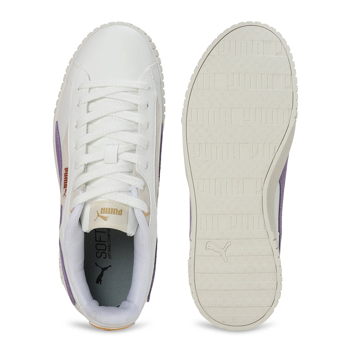 Puma Women White-silver Casual-Sneakers