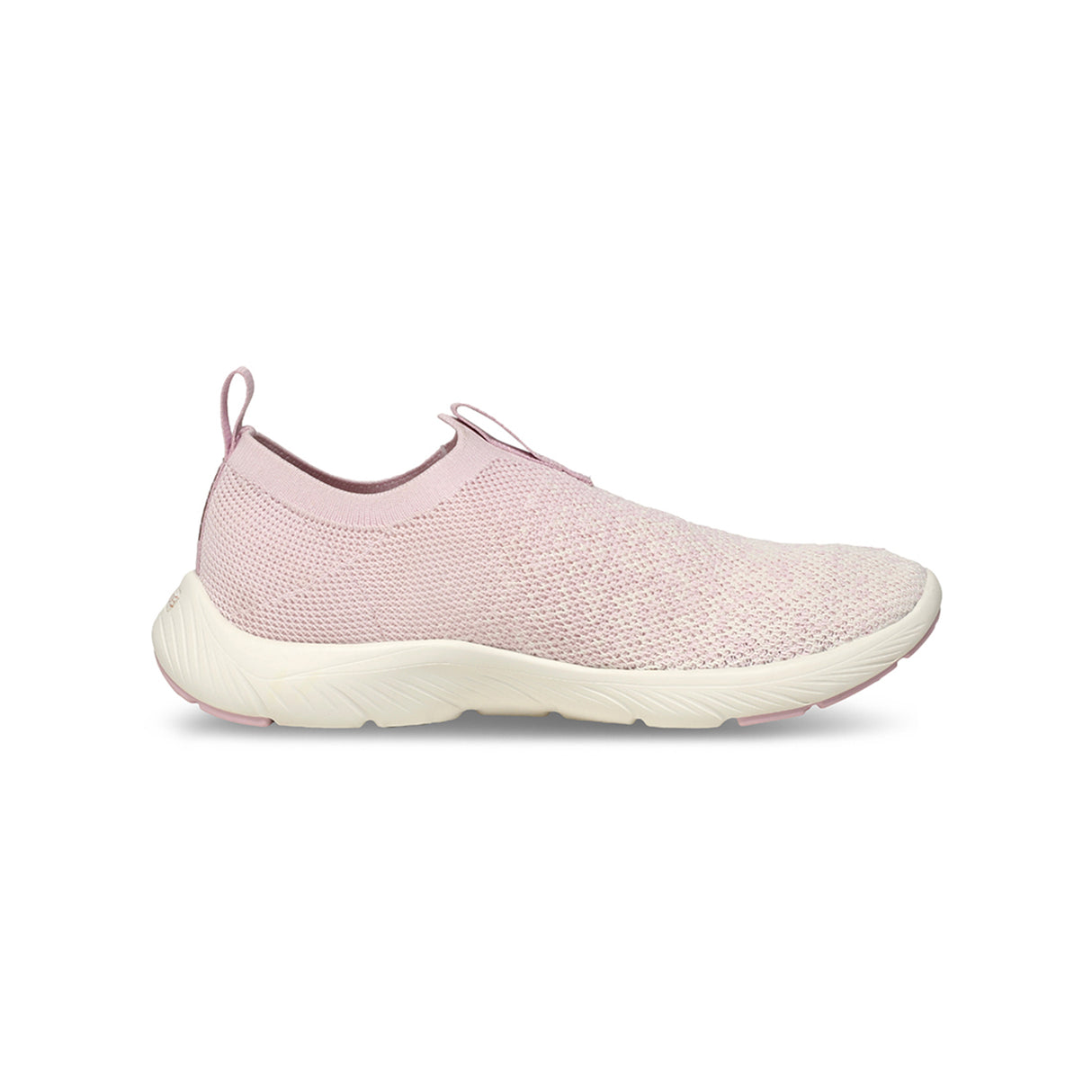 Puma Women Rose Mauve-Warm White-Rose Gold Softride Remi Slip-On Knit Running Shoes