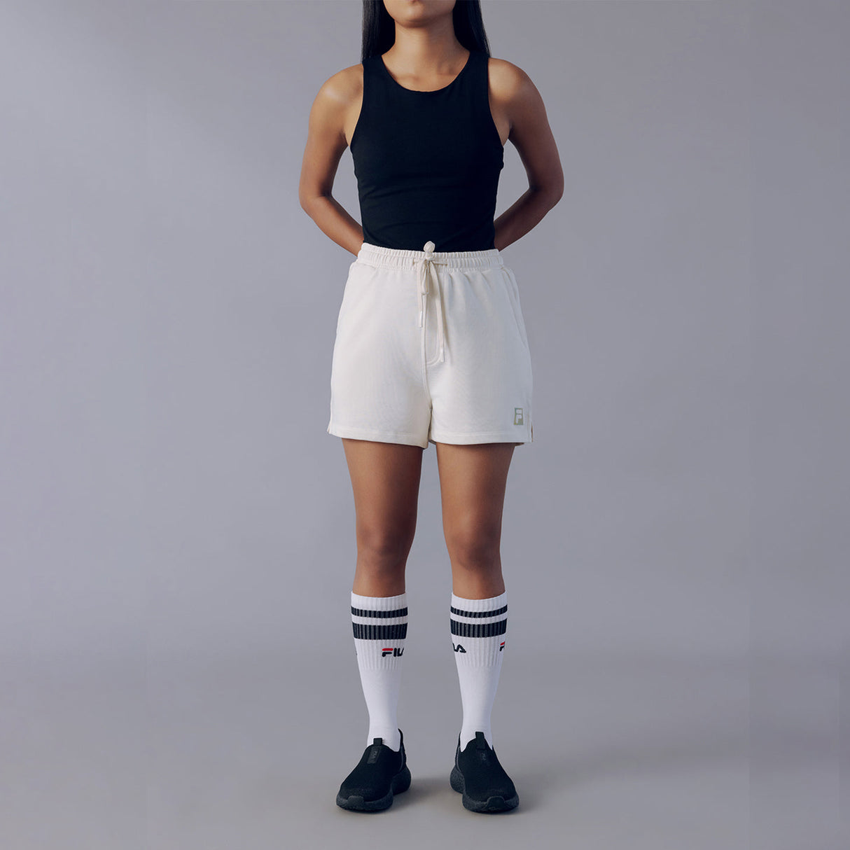 Fila Women Off White Zuri Shorts