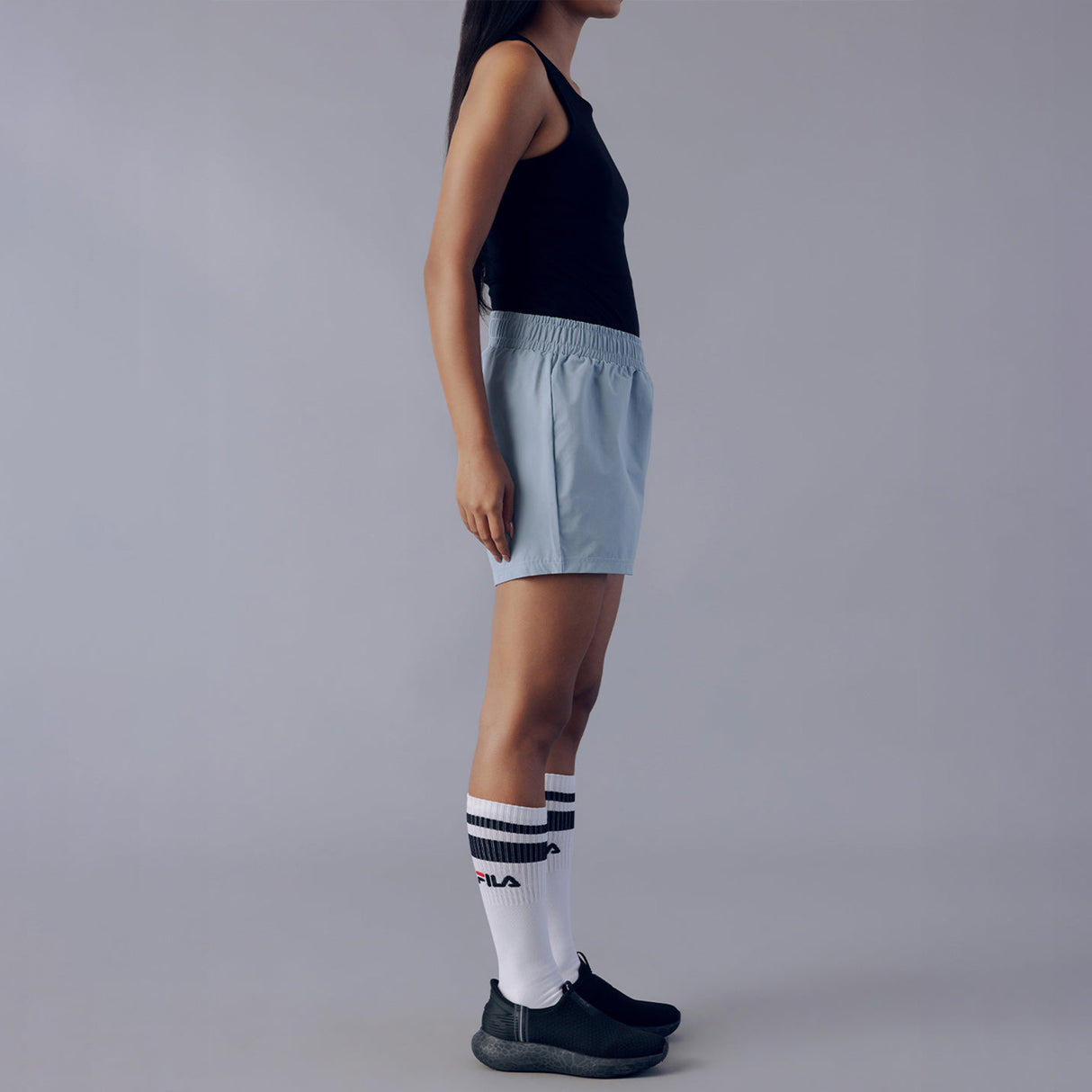 Fila Women Light Blue Bobbi Shorts