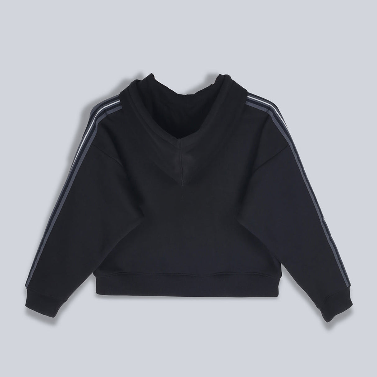 Fila Women Black Jacket Boxy Loose Fit