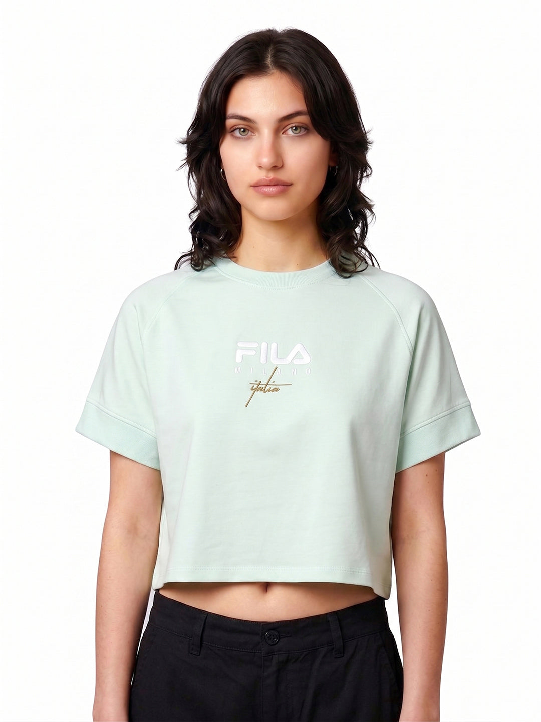 Fila Women Lime Arny Knitted Tee