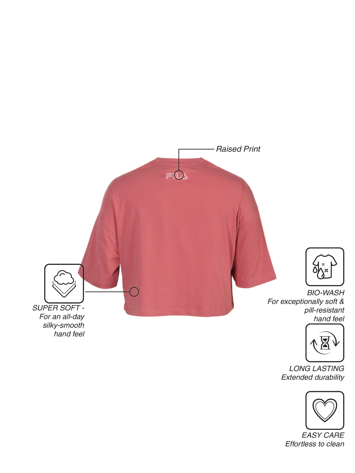 Fila Women Mauv Gabbie Knitted Tee