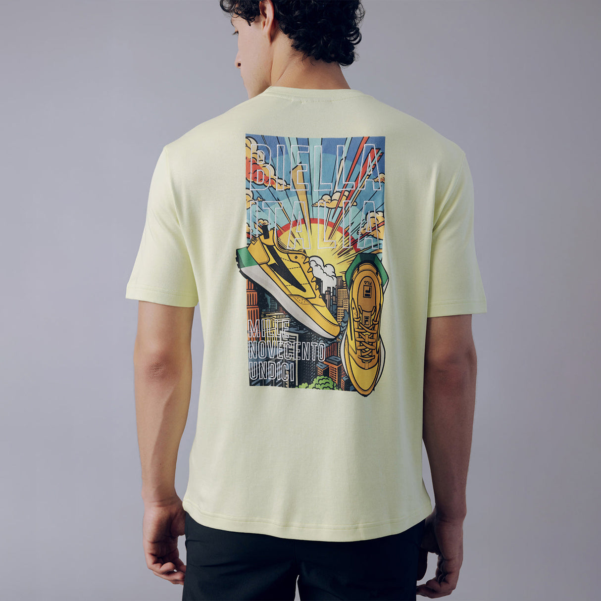 Fila Men Lime Green Sunri T-Shirt