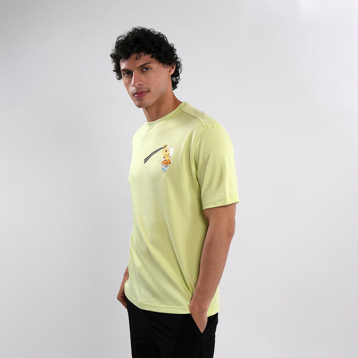 Fila Mens Shadow Lime Chops T-Shirts