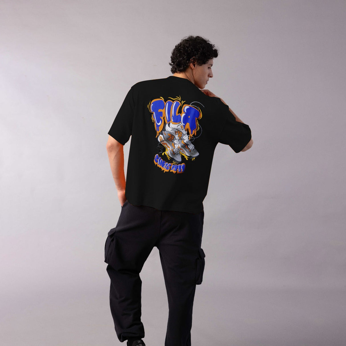 Fila Unisex Black Jones T-Shirt