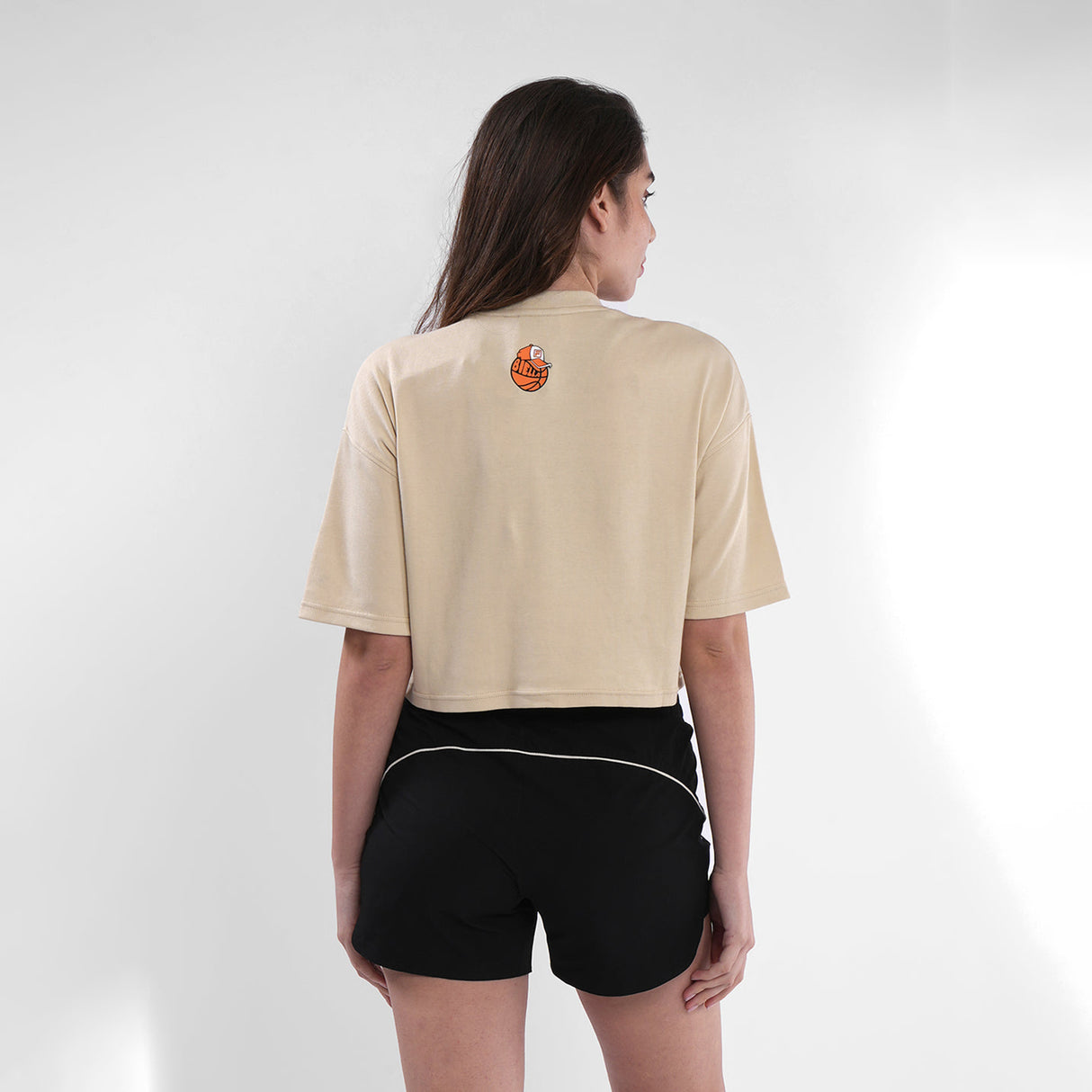 Fila Women Beige Bing Crop Top