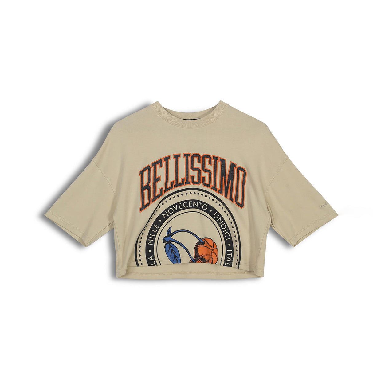 Fila Women Beige Bing Crop Top