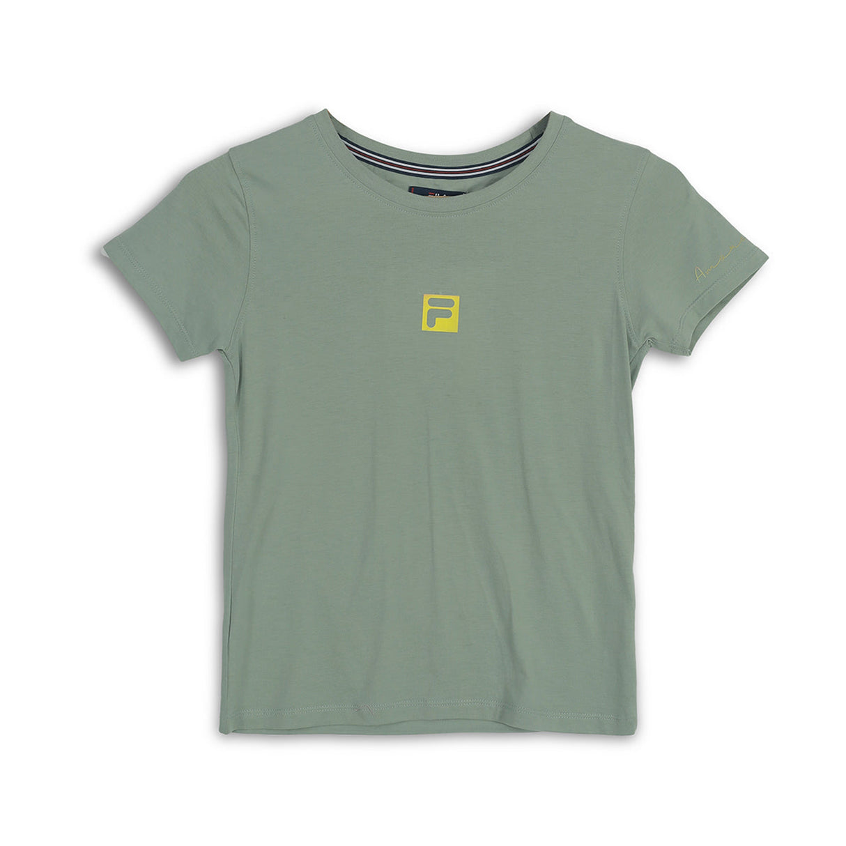 Fila Womens Iceberg Green Riley Crop Top