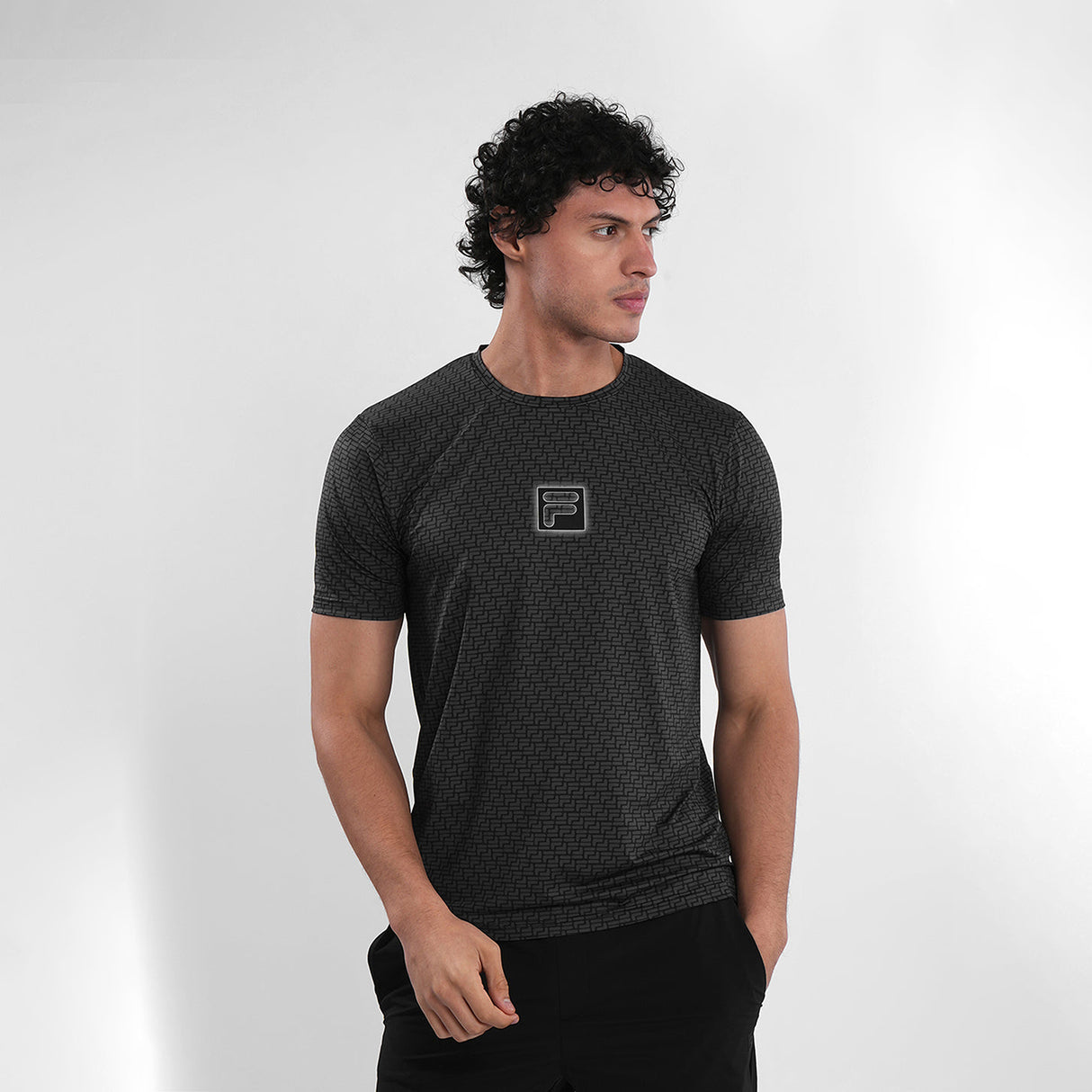 Fila Men Black Powell Active T-Shirt