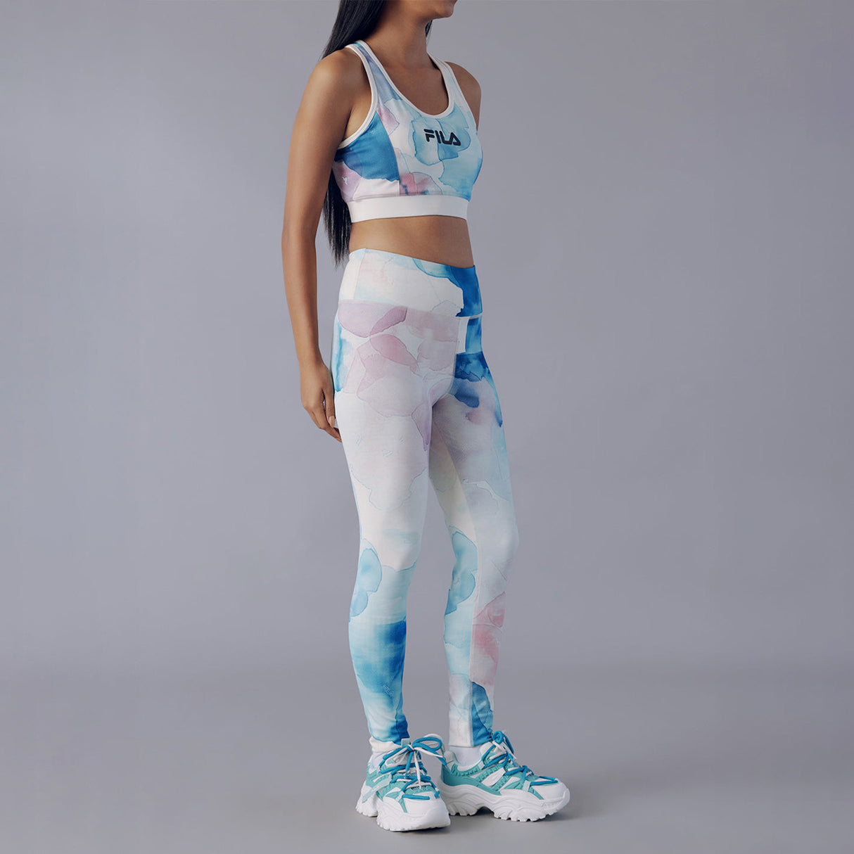 Fila Women Off White Dina Sport Leggings