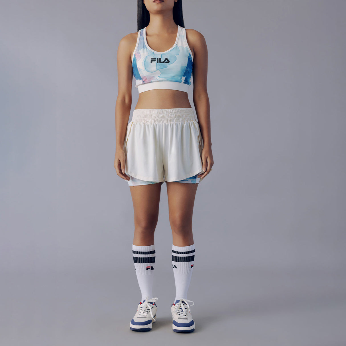Fila Women Off White Kastor Short