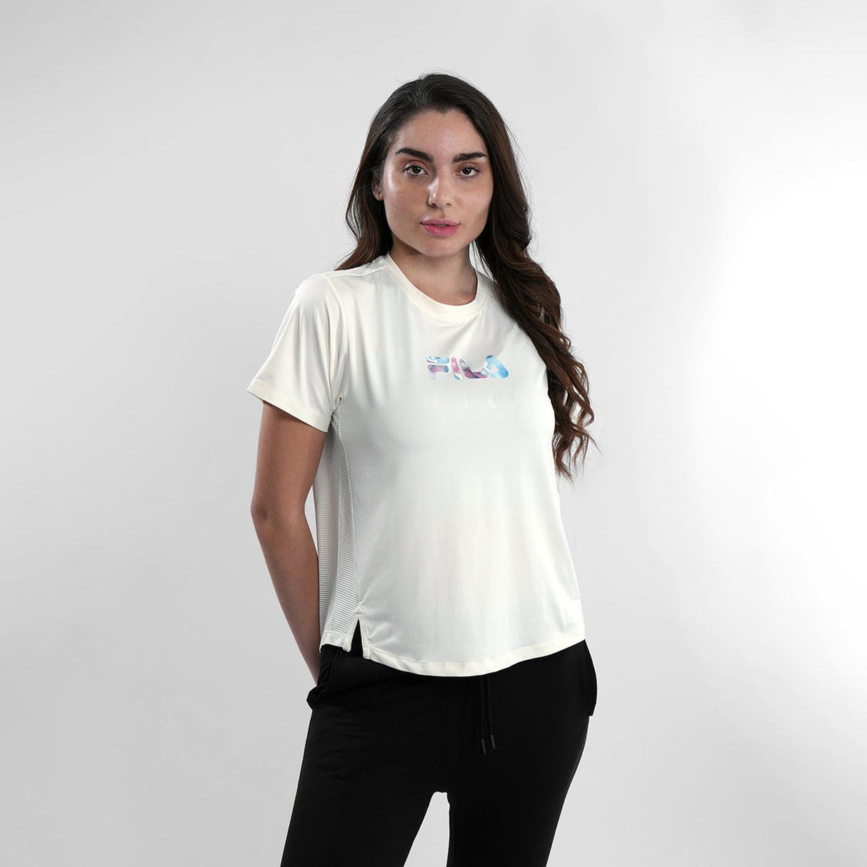 Fila Women Off White Sara T-Shirt