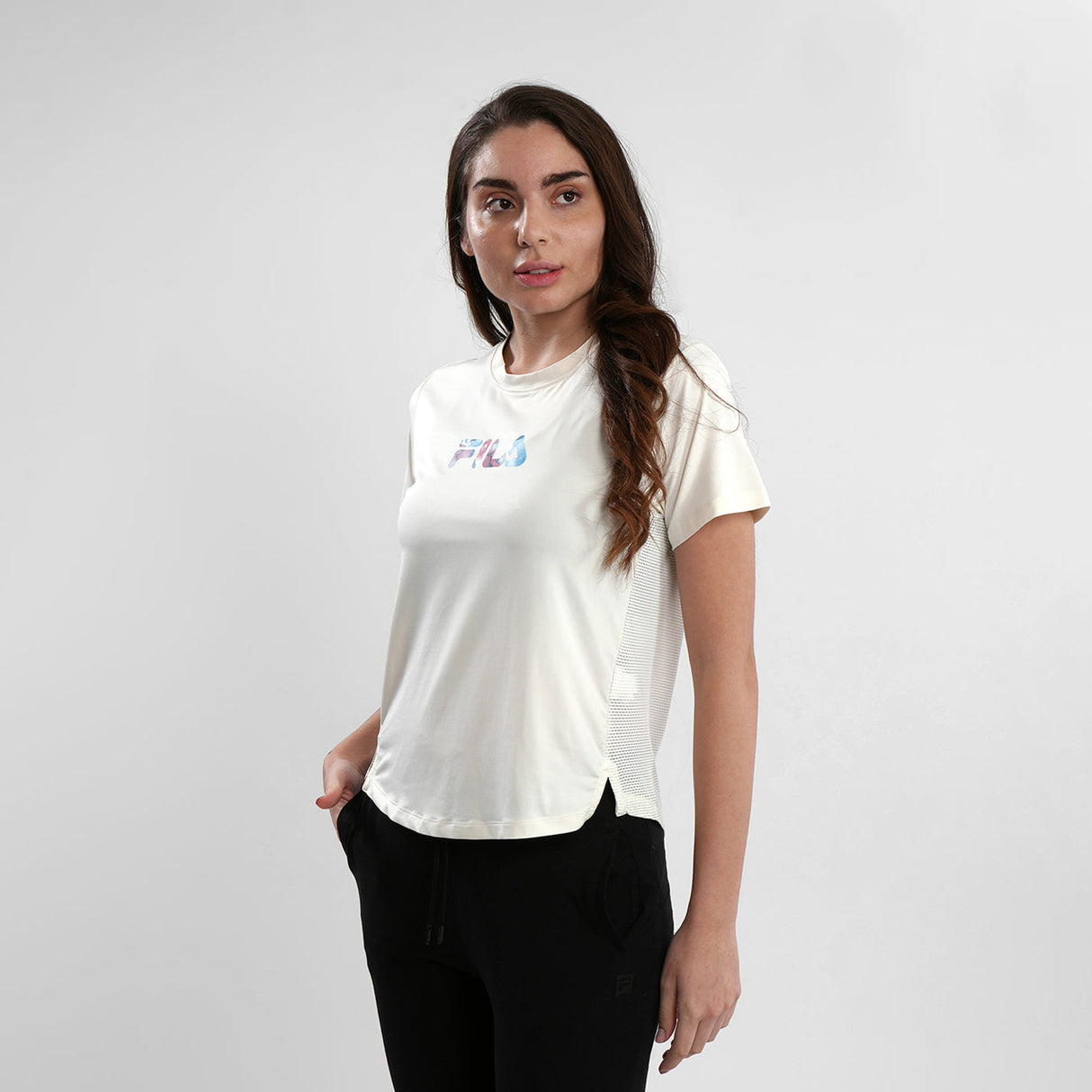 Fila Women Off White Sara T-Shirt