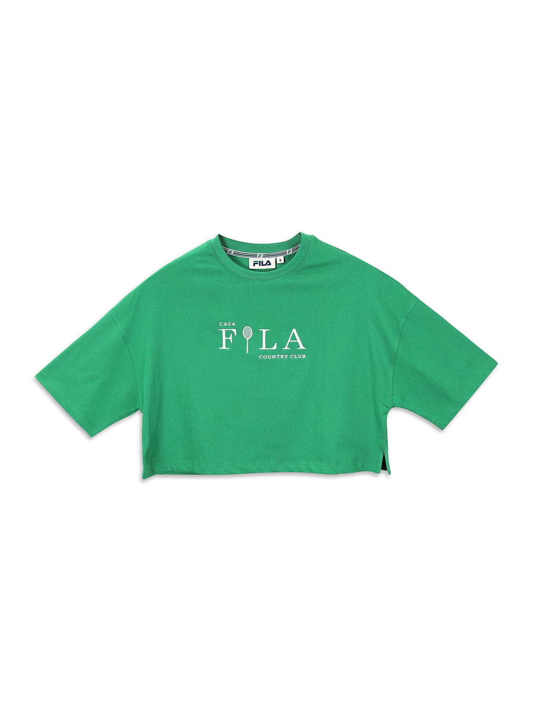Fila Women Green Seles Crop Top