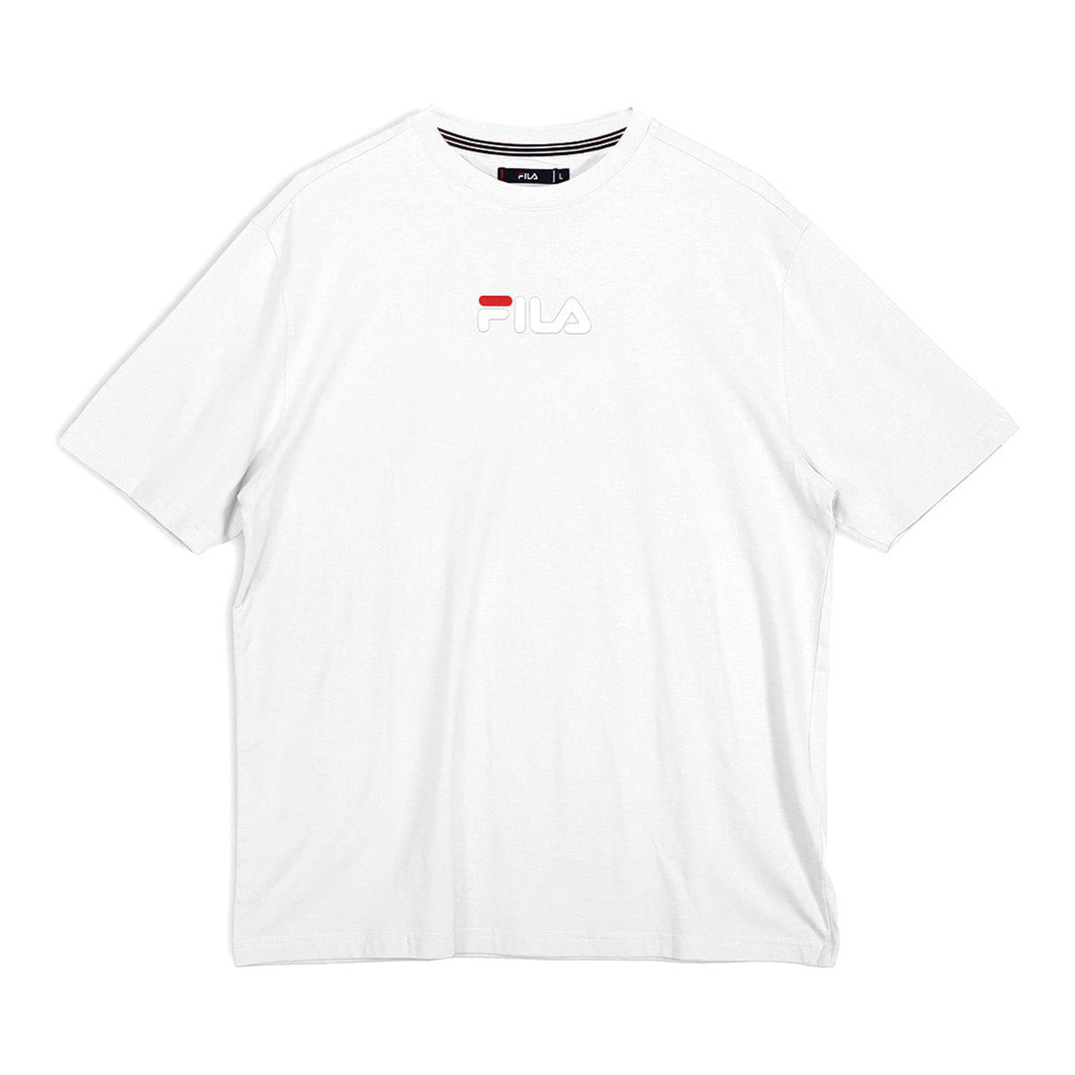 Fila Men White Liner T-Shirt