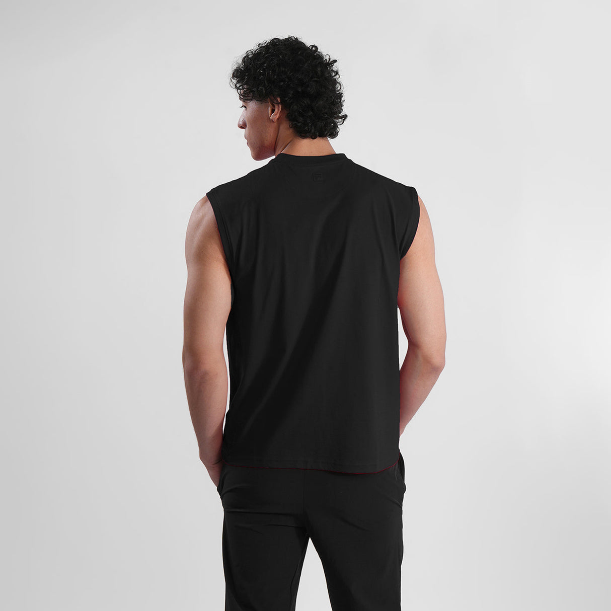 Fila Mens Black Andres Sleeve Less Tank