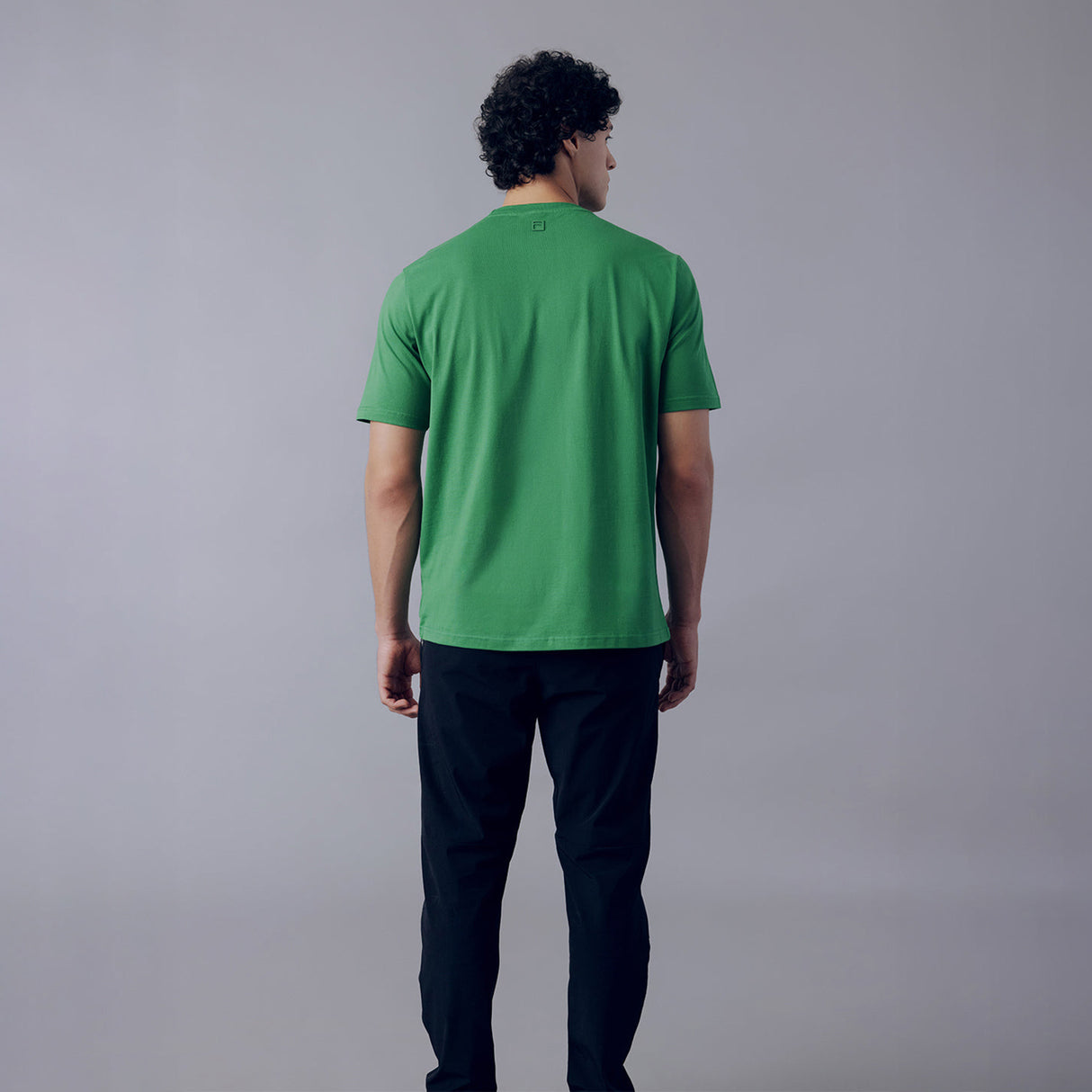 Fila Men Green High T-Shirt