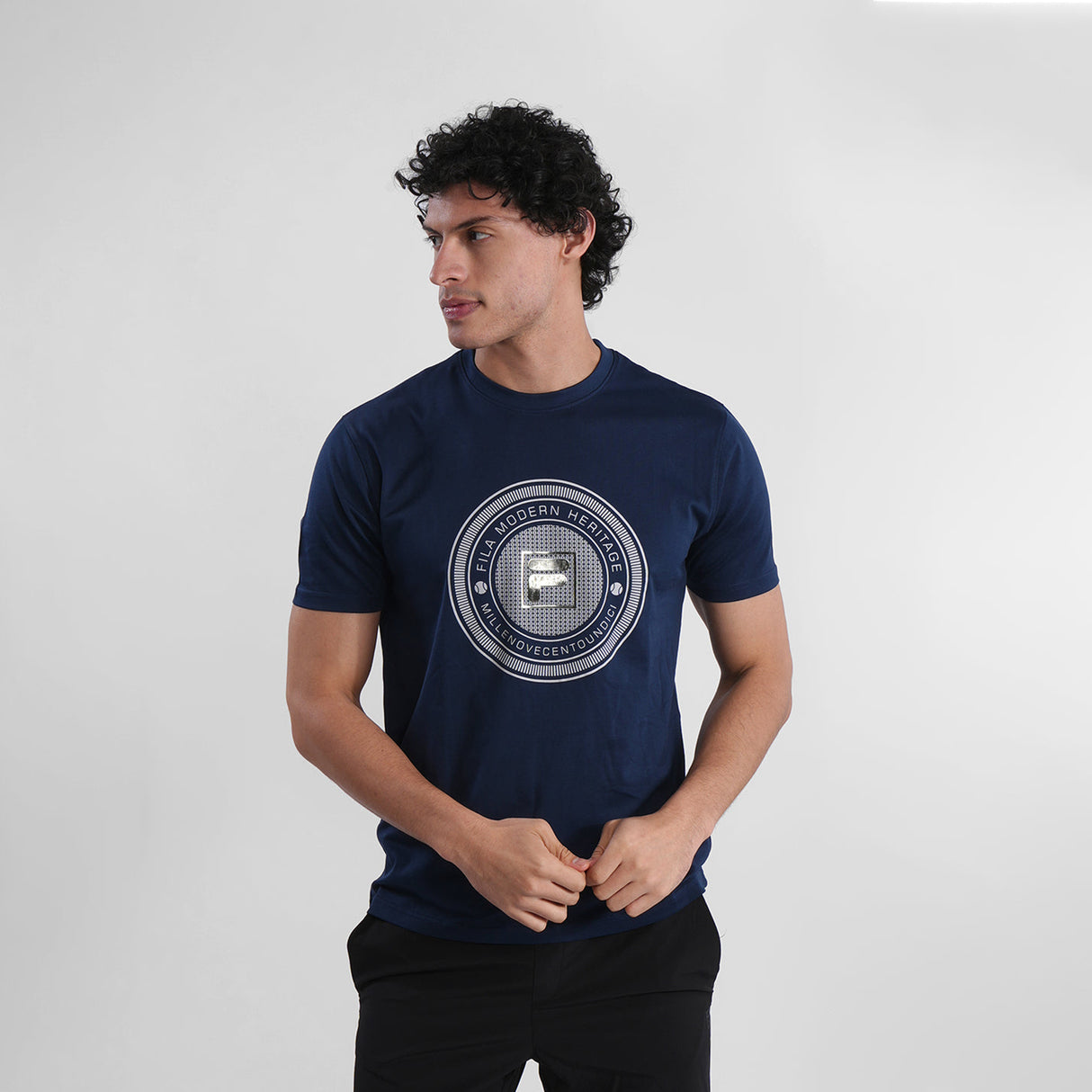 Fila Mens Navy Wilmer T-Shirts