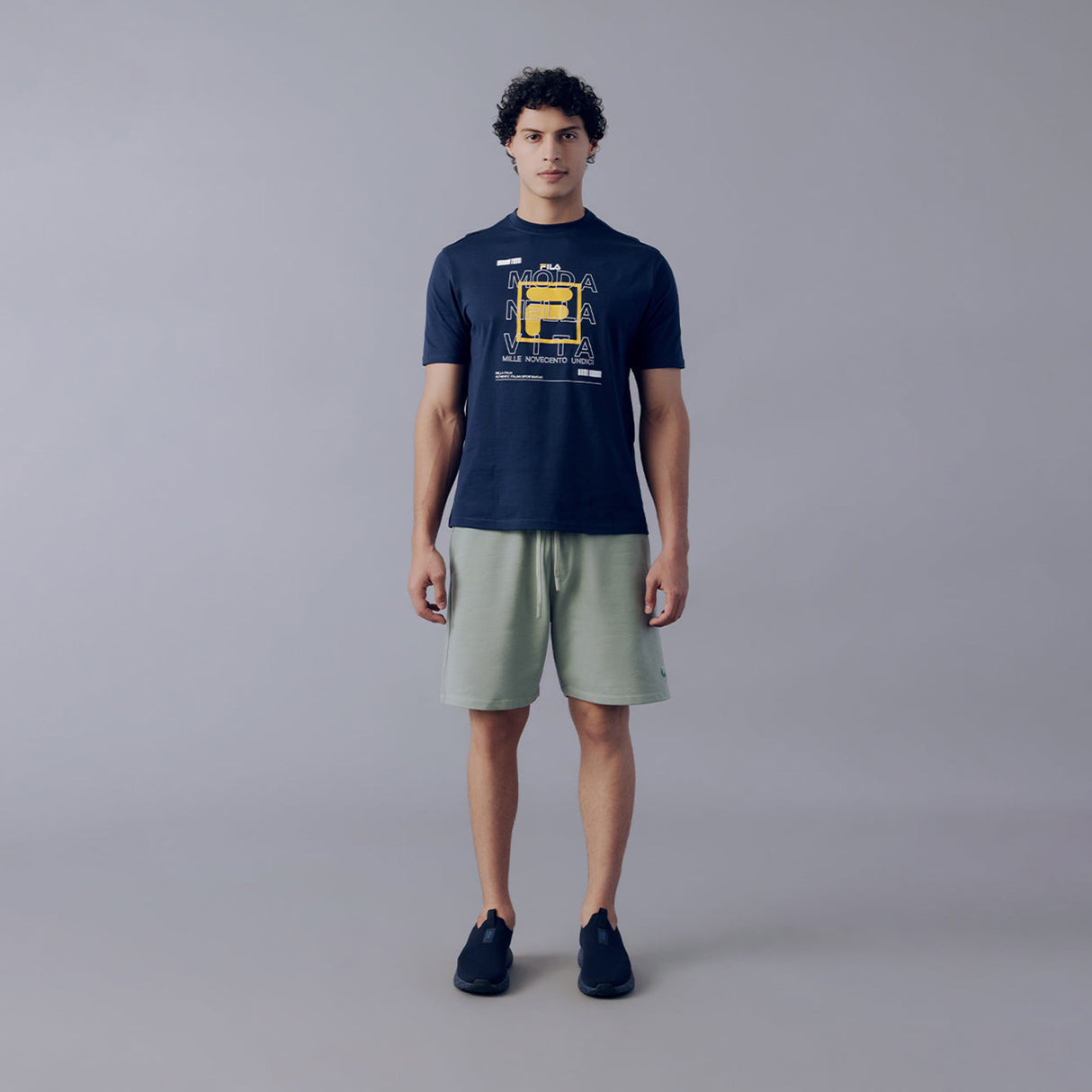 Fila Men Navy Moda T-Shirt
